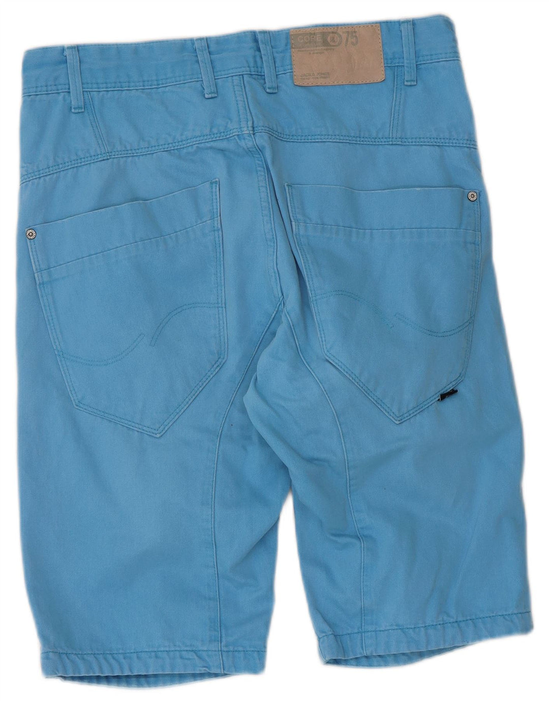 Jack & Jones muške traper kratke hlače W32 srednje plave