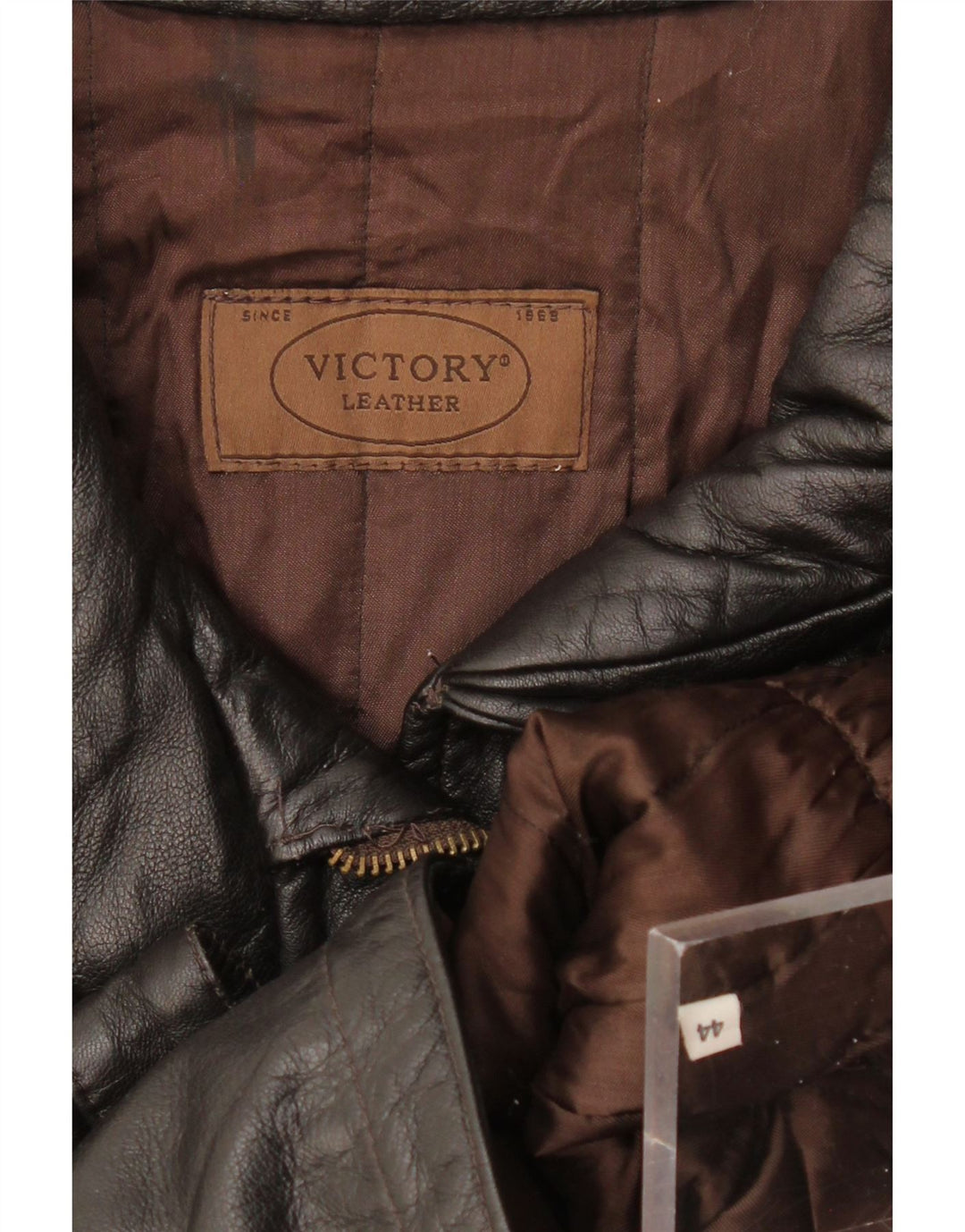 Victory ženska kožna jakna IT 44 srednje crna koža