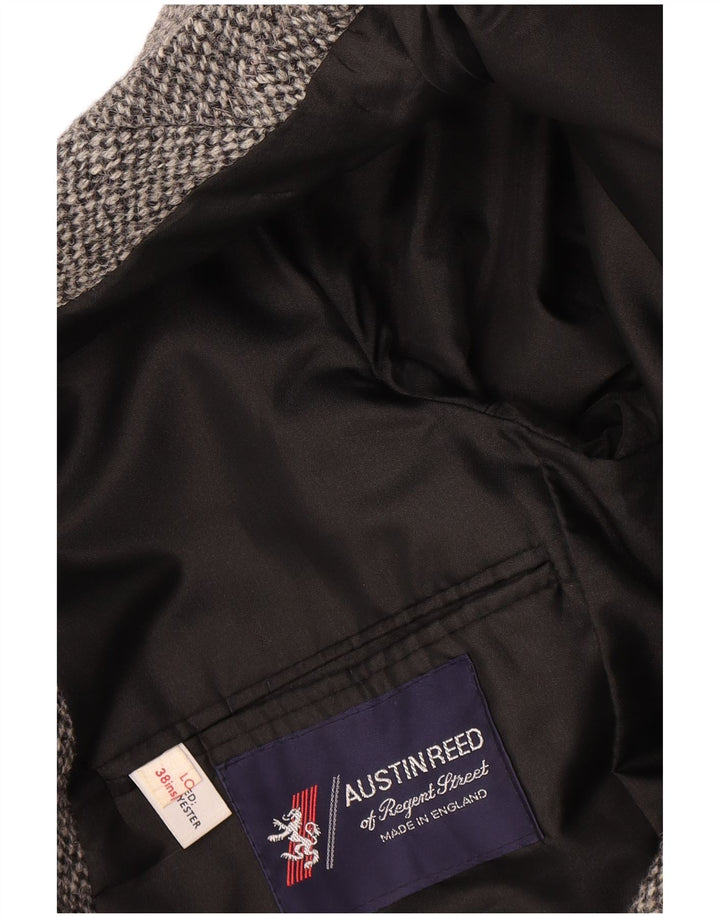 Harris Tweed muški sako sa 2 gumba UK 40 velika siva vuna