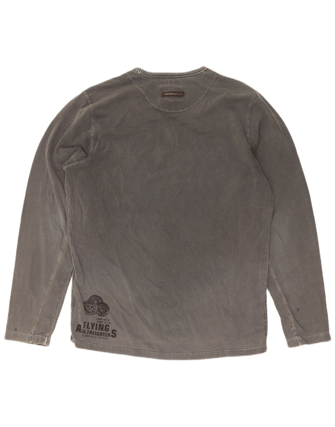 Muška majica dugih rukava Pall Mall Graphic Large Grey