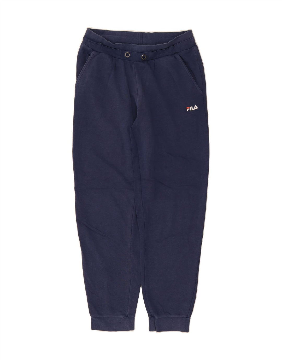 FILA Mens Tracksuit Trousers Joggers Medium  Navy Blue Cotton Vintage Fila and Second-Hand Fila from Messina Hembry 