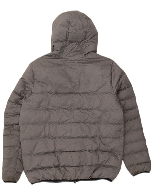 Nike ženska podstavljena jakna s kapuljačom UK 18 XL sivi poliester