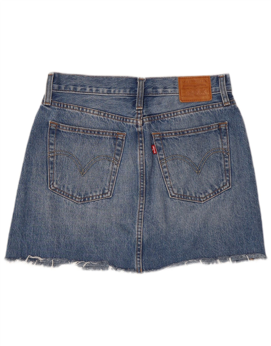Levi's ženska mini traper suknja W27 Mala plava pamuk