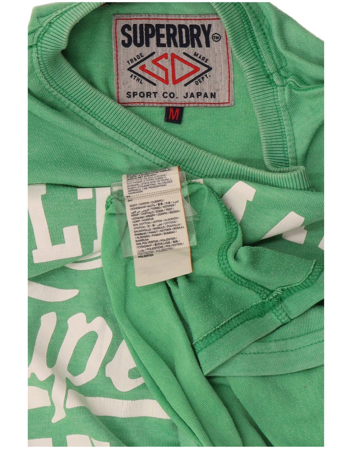 Superdry muška grafička majica kratkih rukava Srednje zeleni pamuk