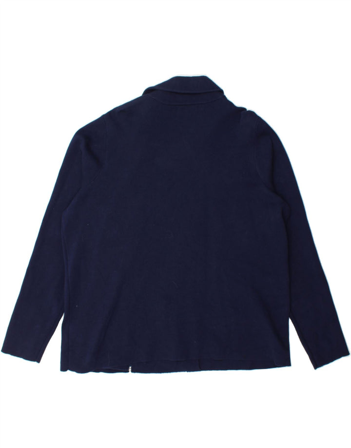 CHAPS Womens Bomber Jacket UK 20 2XL Navy Blue Cotton Vintage Chaps and Second-Hand Chaps from Messina Hembry 