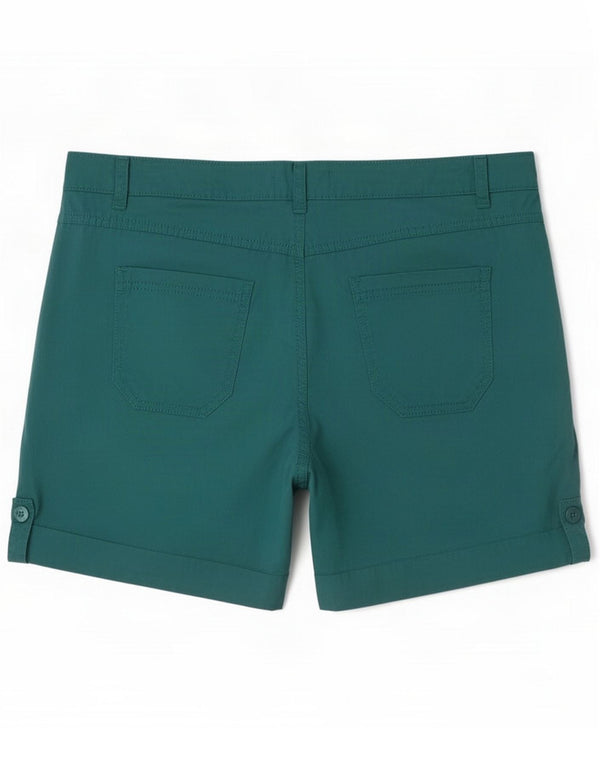 Marks & Spencer ženske chino hlače visokog struka UK 16 Large W38 Zeleni pamuk