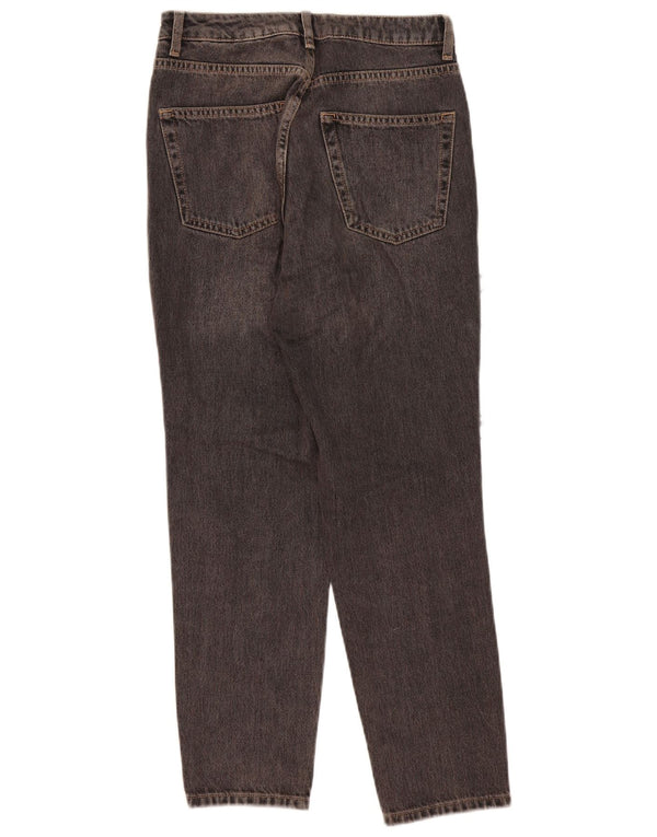 Topshop ženske Mom distressed traperice sa suženim trapericama W28 L27 sivi pamuk