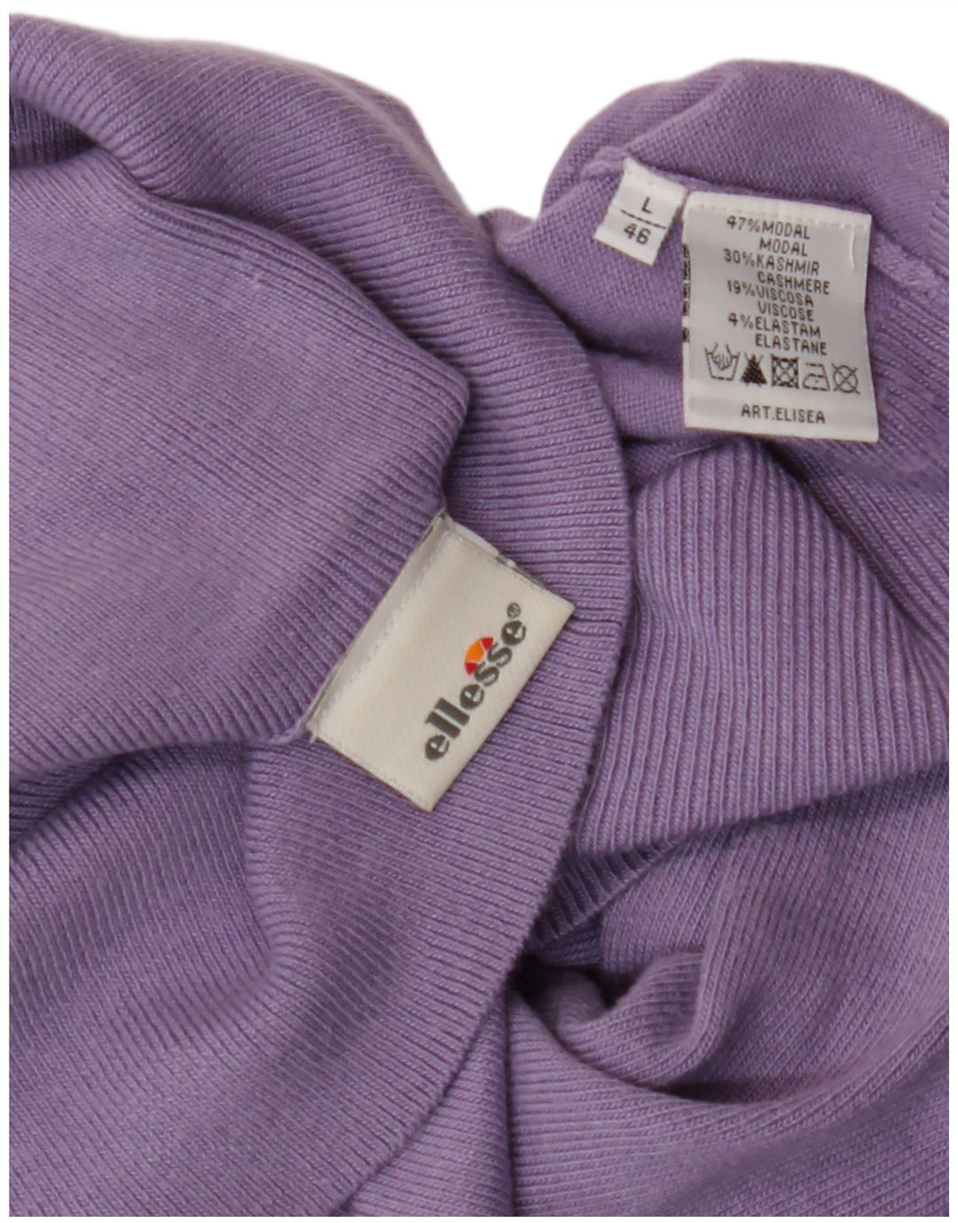 ELLESSE Ženski pulover s rol izrezom IT 46 Veliki ljubičasti modal