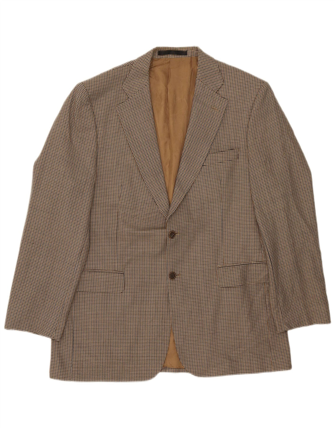 Marks & Spencer muška dugačka jakna jakna UK 42 Large Beige Houndstooth