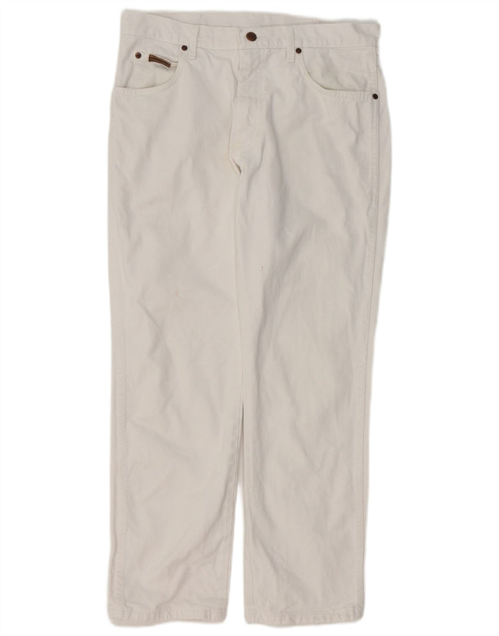 WRANGLER Muške ravne traperice W32 L28 Bijele