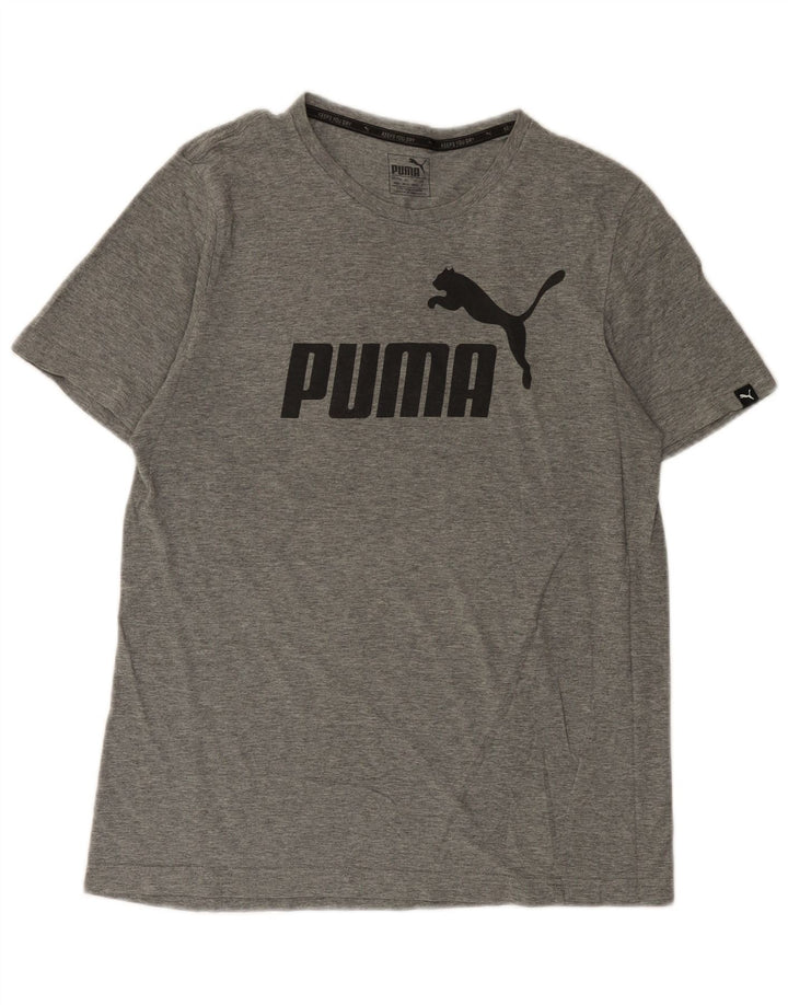 Puma muška majica s grafičkim motivima, srednje siva