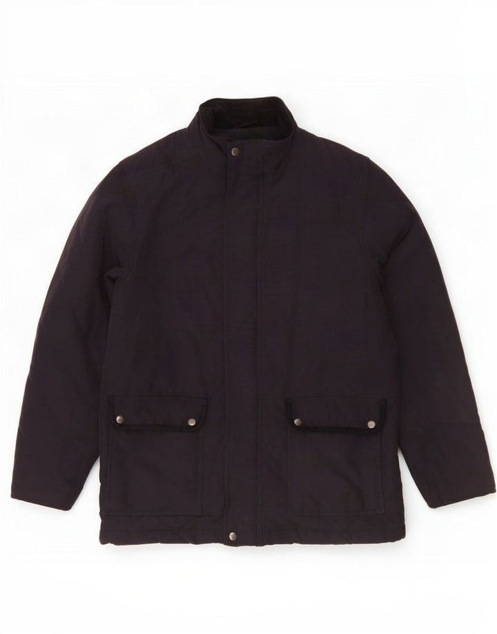 James Pringle Mens Padded Jacket UK 38 Medium Navy Blue Polyester