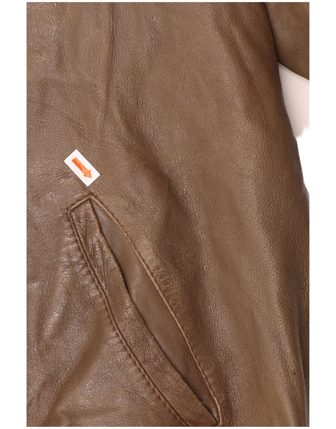 VINTAGE muška kožna jakna IT 54 2XL smeđa