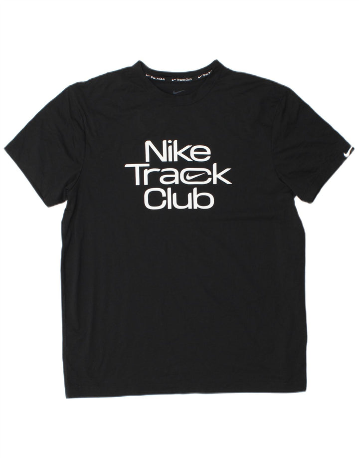 NIKE muška Dri Fit Graphic T-Shirt majica srednjih crnih poliestera
