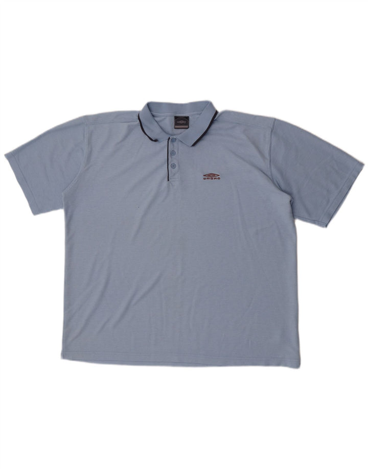 Umbro muška polo majica 2XL plavi poliester