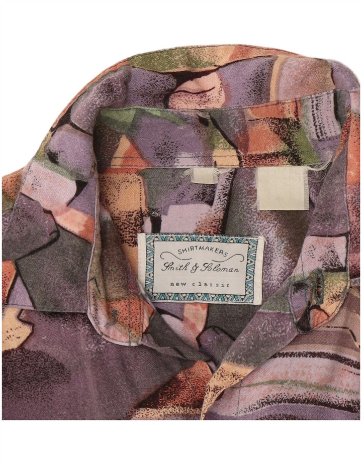 Vintage muška košulja Veliki raznobojni patchwork