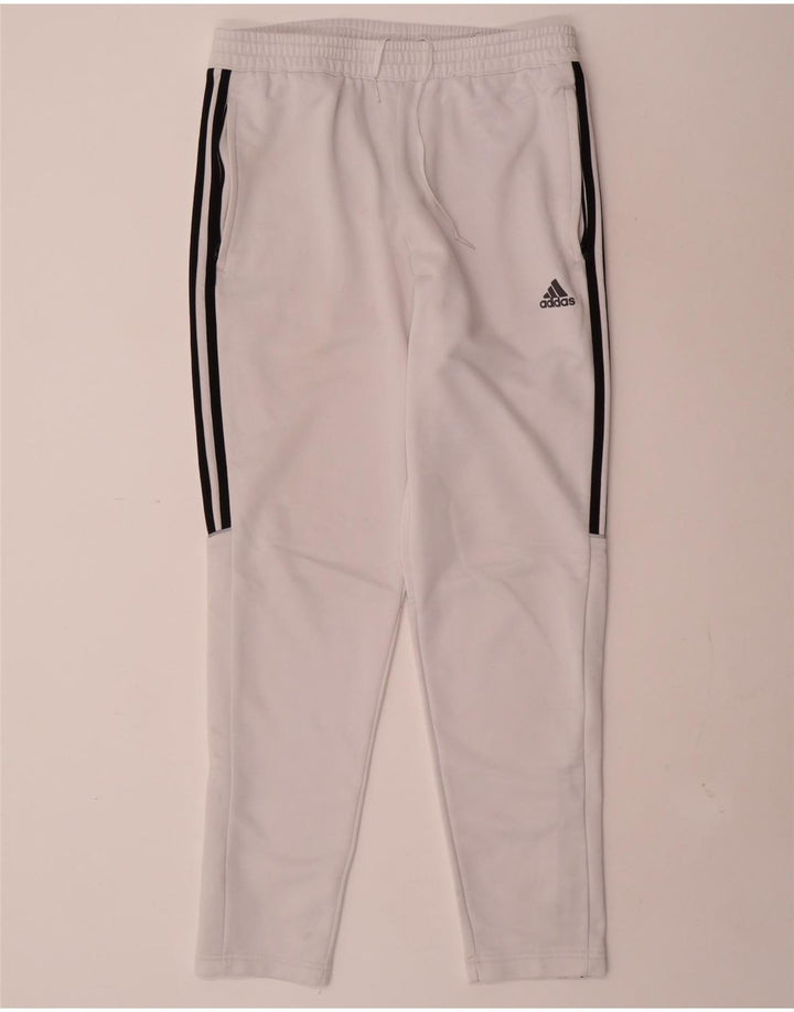 Adidas muške Aeroready hlače za trenirku srednje bijele boje od poliestera