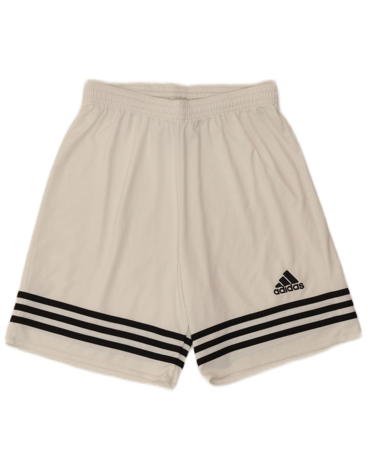 Adidas muške sportske kratke hlače Climalite Male bijele poliesterske