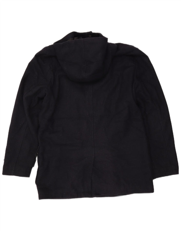 CEDARWOOD STATE Muški duffle kaput s kapuljačom UK 40 Veliki tamnoplavi poliester