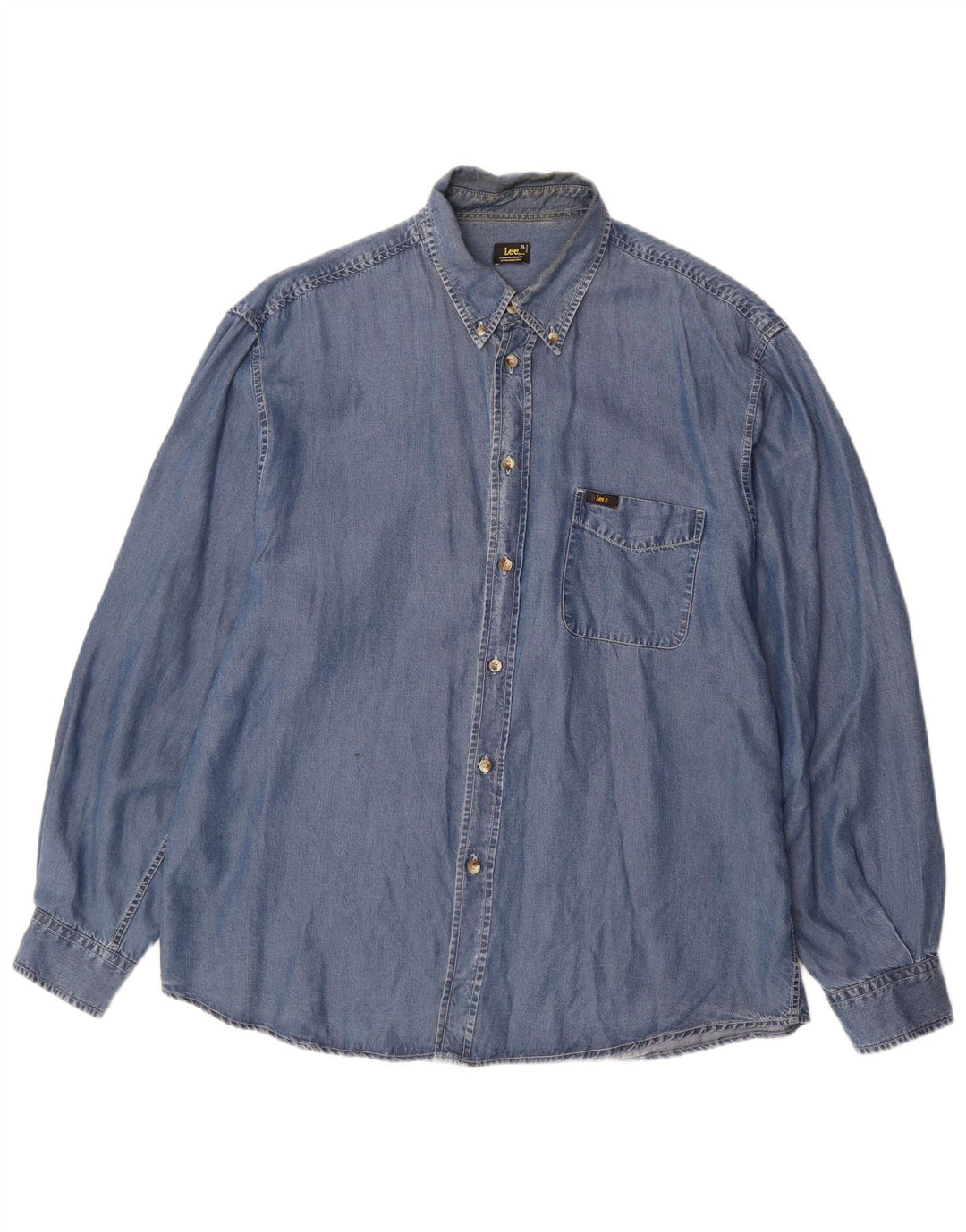 LEE muška košulja XL plava Tencel