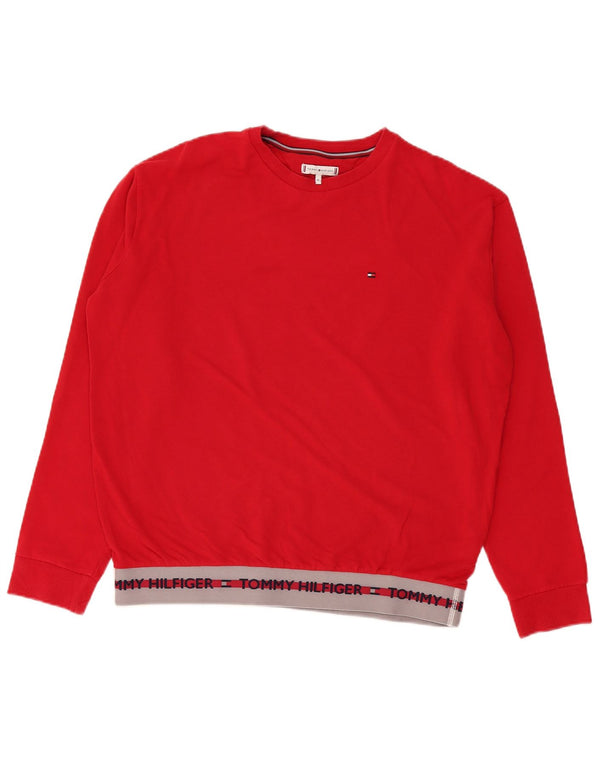 Tommy Hilfiger muška majica s motivima XL, crveni pamuk