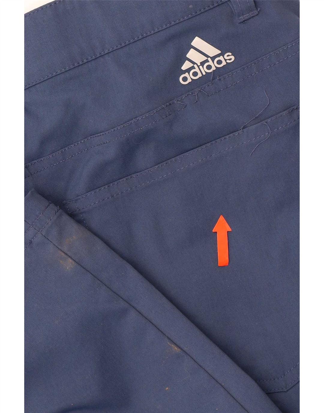 Adidas muške uske ležerne hlače W32 L30 plavi poliamid