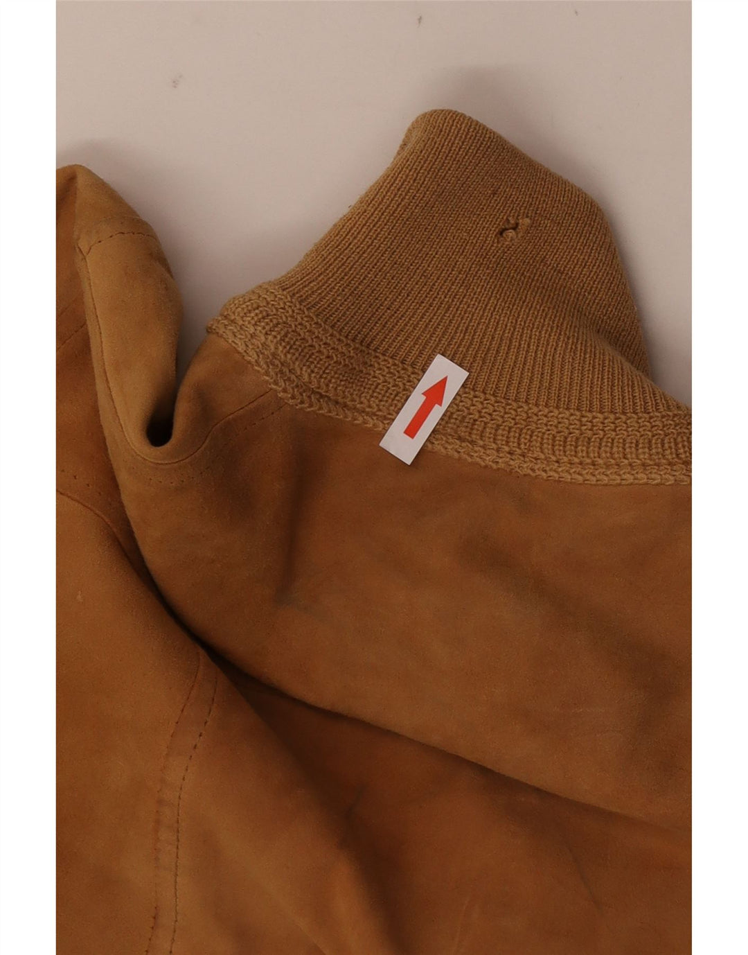 Vintage muška bomber jakna od brušene kože UK 36 Mala smeđa kožna