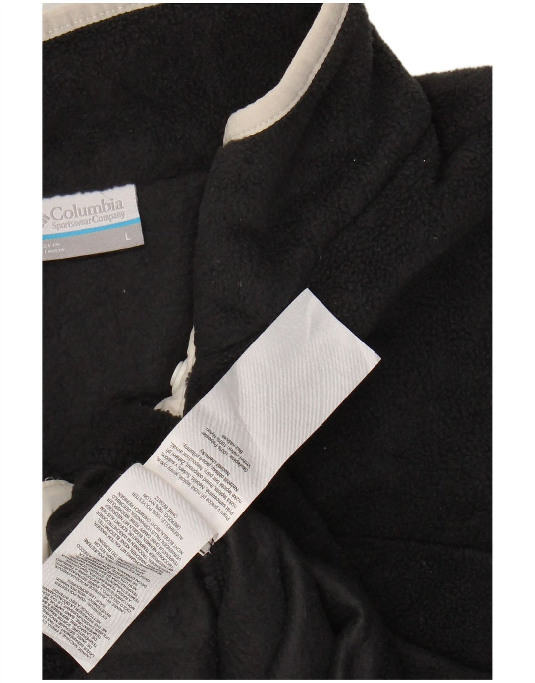 COLUMBIA Ženski džemper od flisa s dugmadima i ovratnikom UK 16 Veliki sivi poliester