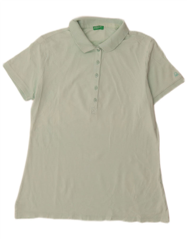 Benetton ženska polo majica UK 14 Srednje zelena