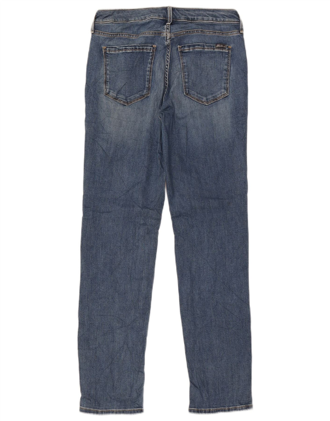 EDDIE BAUER Ženske ravne traperice s blagim zaobljenjima US 6 srednje W27 L30 plave