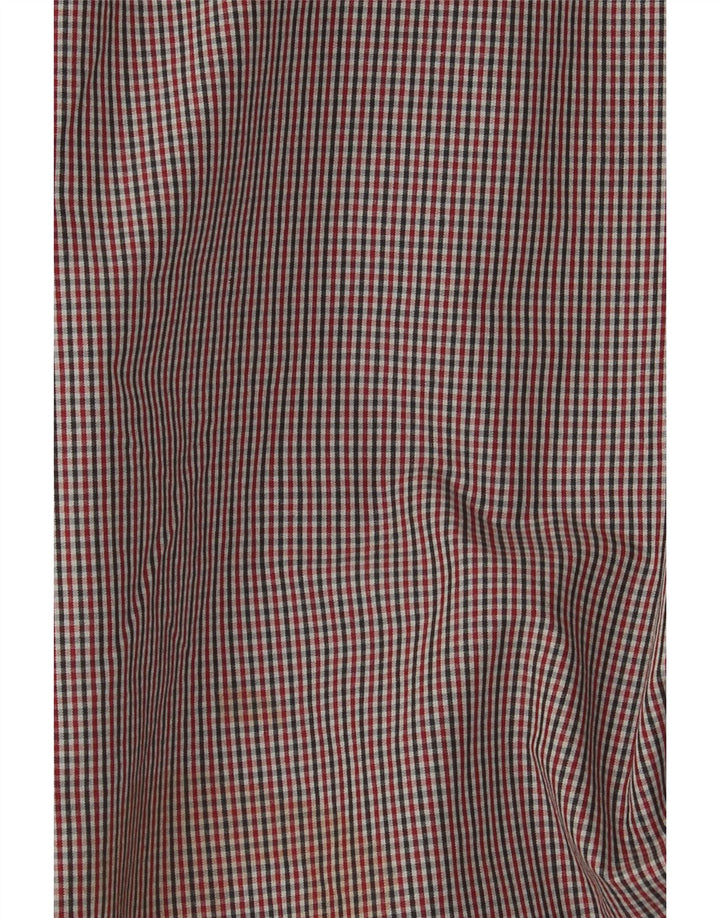 Quiksilver muška bomber jakna UK 42 XL crveni pamuk od ginghama