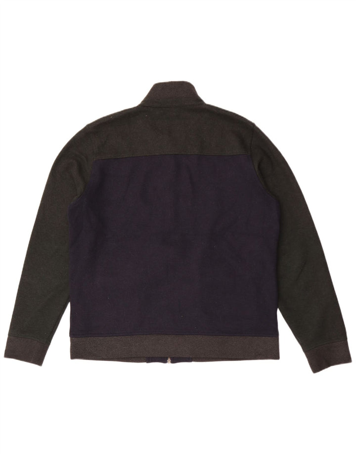 Ted Baker muška bomber jakna veličine 4 velika tamnoplava vunena boja