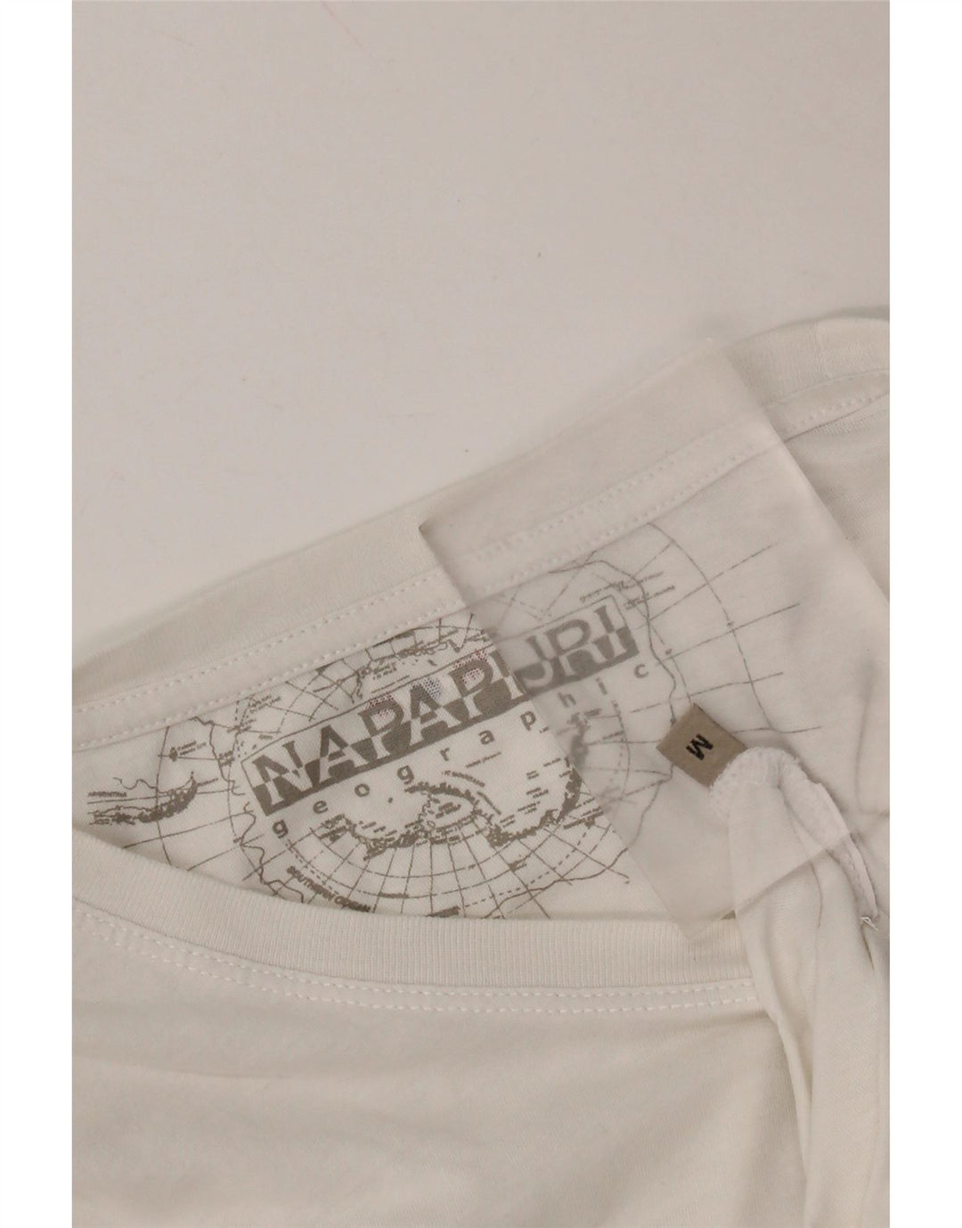 NAPAPIJRI Ženska majica kratkih rukava Geographic Graphic UK 14 Srednje bijela