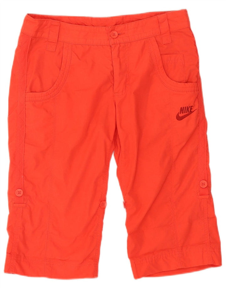 Nike ženske bermude UK 10 male W30 crveni poliester