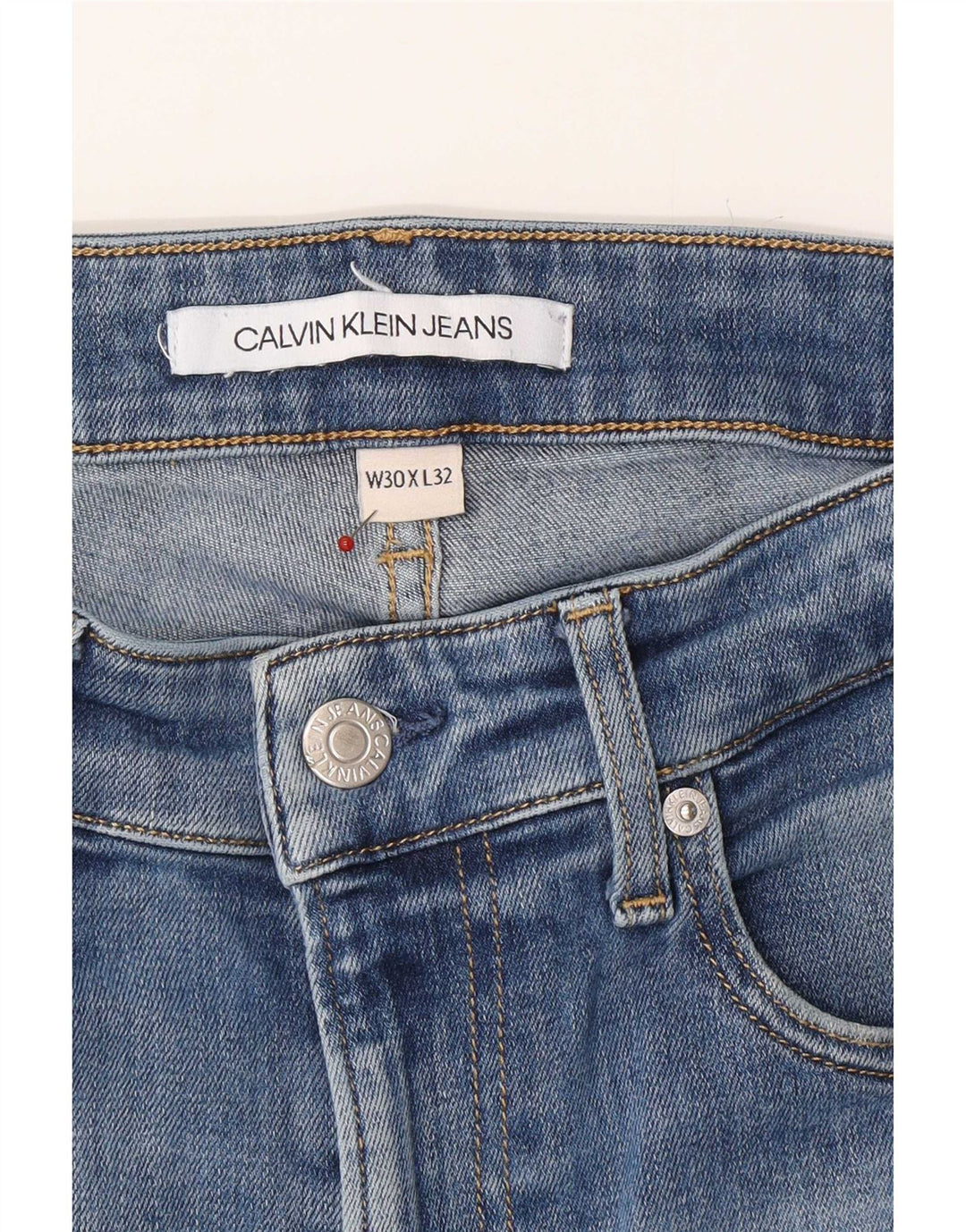 Calvin Klein Muške uske traperice W30 L32 Plave