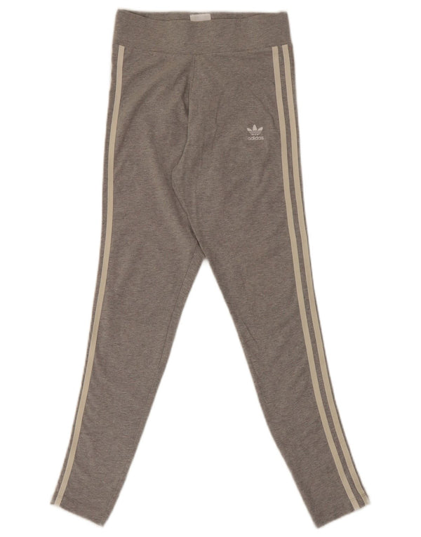 Adidas ženske tajice UK 8 Male sive pamučne