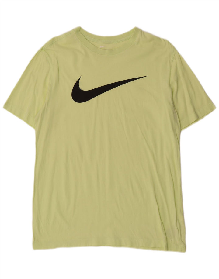 Nike muška majica s grafičkim motivima srednje zelene pamučne boje