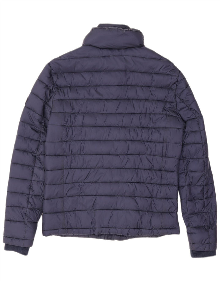 Superdry muška podstavljena jakna UK 36 Mala tamnoplava najlonska