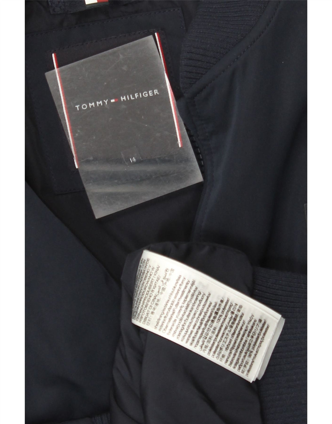 TOMMY HILFIGER Bomber jakna za dječake 13-14 godina tamnoplava poliester