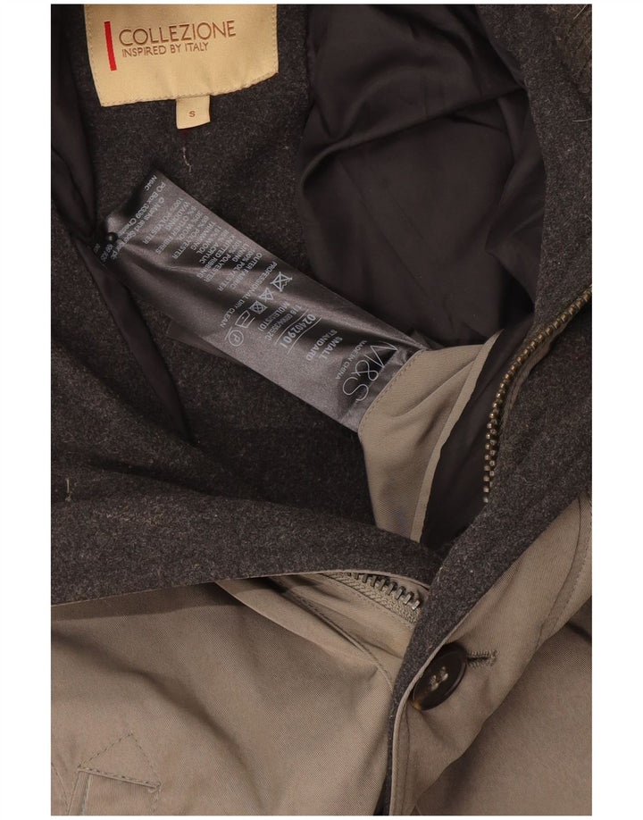 Marks & Spencer ženska prevelika vojna jakna UK 10 Small Beige