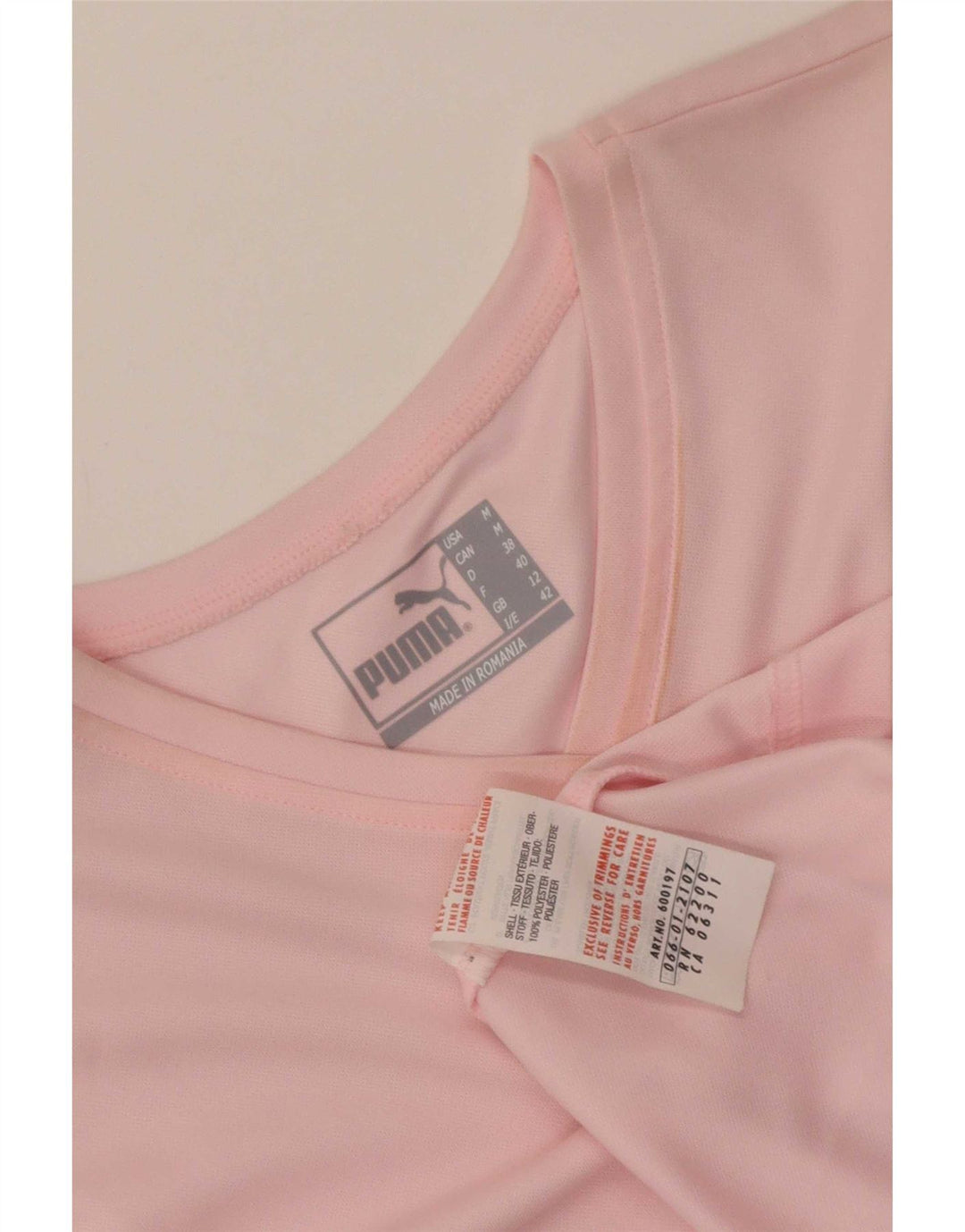 Puma ženska majica kratkih rukava UK 12 Medium Pink Poliester
