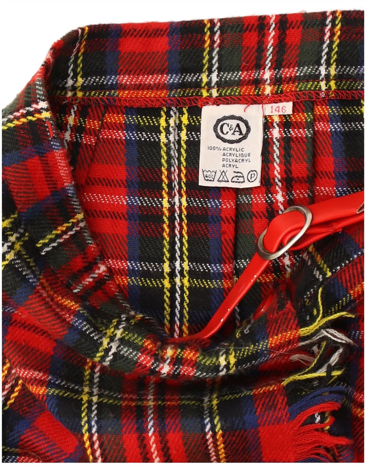 C & A ženska suknja na preklop W24 XS Crveni karirani akril