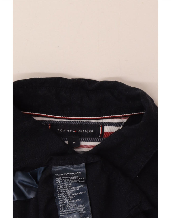 Tommy Hilfiger muška košulja kratkih rukava srednje tamnoplava platna