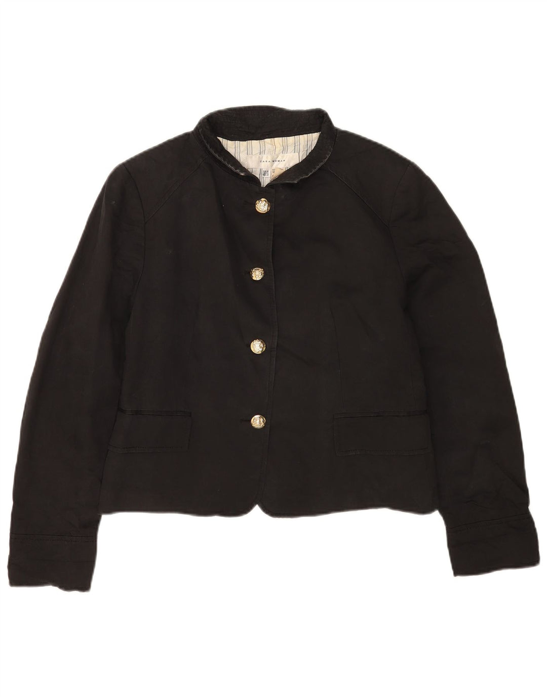 Zara ženska bomber jakna UK 18 XL crni pamuk