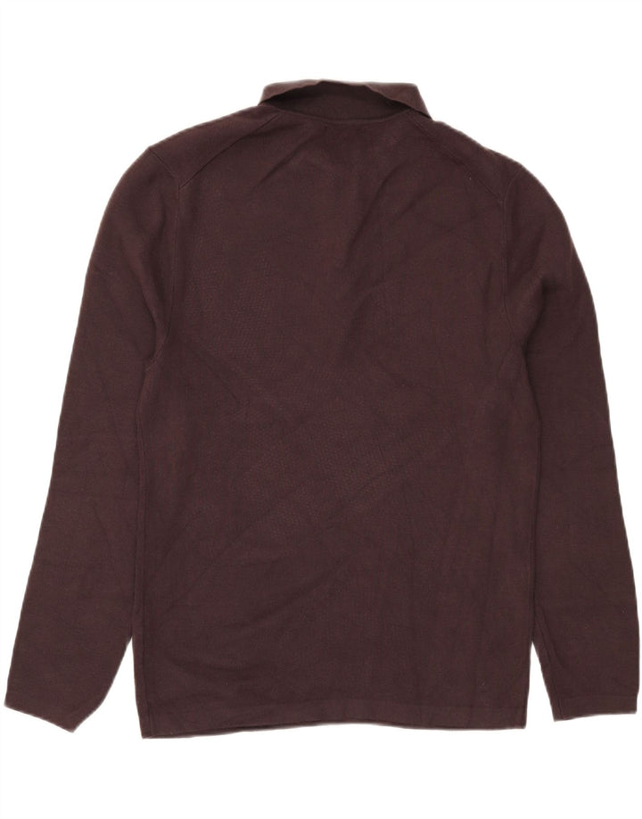 Zara muški pulover s polo ovratnikom, veliki smeđi