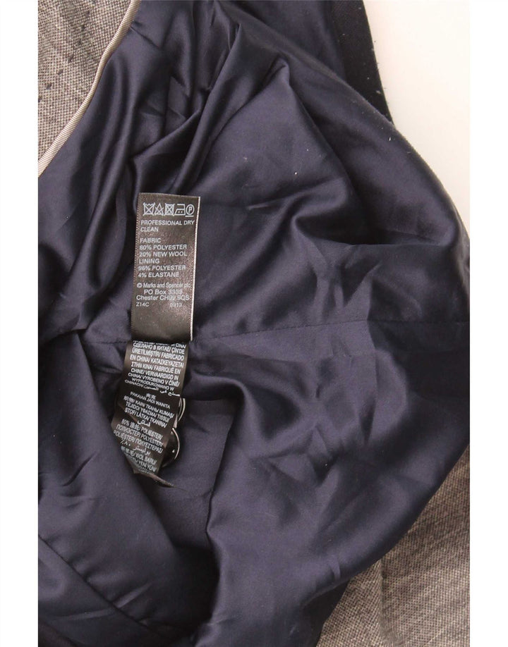 Marks & Spencer Ženska jakna sa jaknom s 2 gumba, UK 12, srednje siva