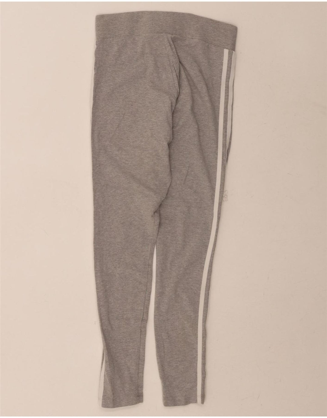 ADIDAS Womens Leggings UK 10 Small  Grey Cotton Vintage Adidas and Second-Hand Adidas from Messina Hembry 