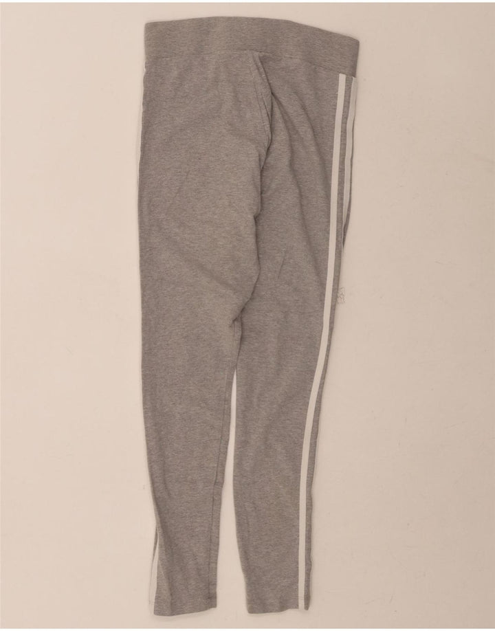 ADIDAS Womens Leggings UK 10 Small  Grey Cotton Vintage Adidas and Second-Hand Adidas from Messina Hembry 