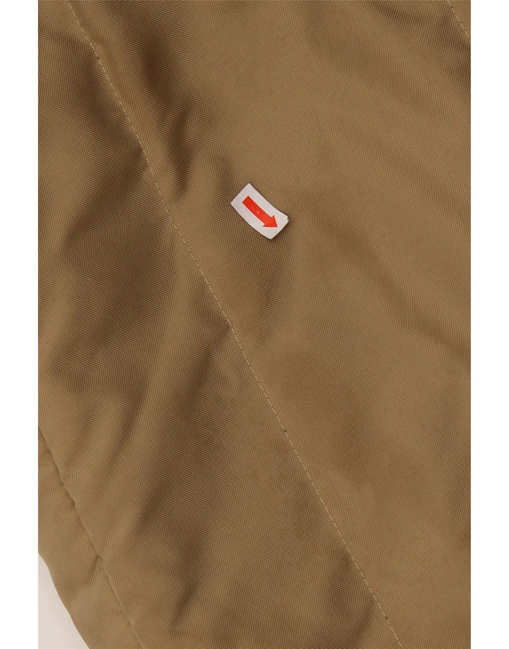 REFRIGUE Mens Hooded Padded Coat UK 38 Medium Beige