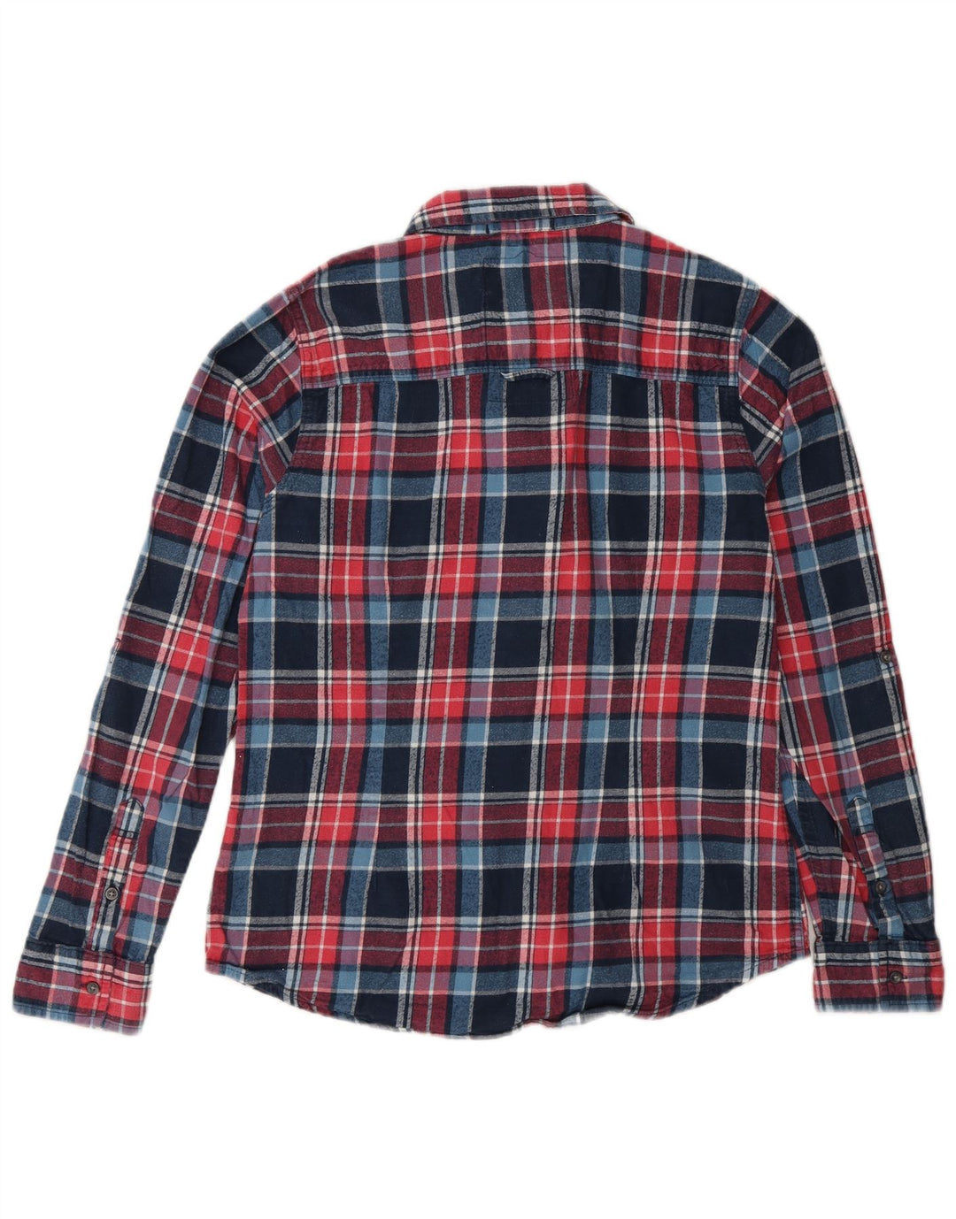 Superdry ženska flanelska košulja UK 16, pamuk, veliki raznobojni karirani komad